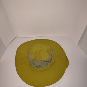 Yellow Wide Brim Sun Hat - Like New